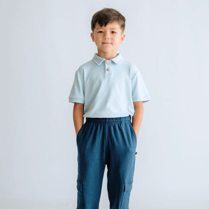 Kids' Bamboo Polo Shirt | White