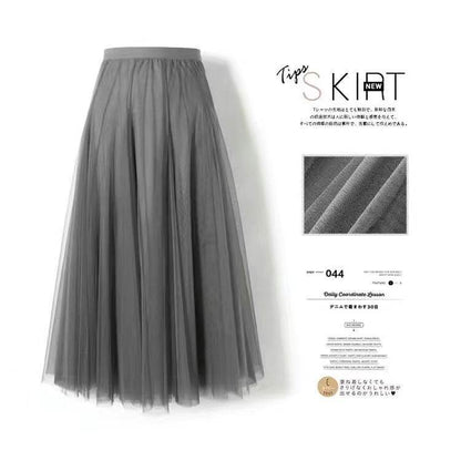 Pleated Mesh Midi Skirt – Women's Prairie Swing Skirt