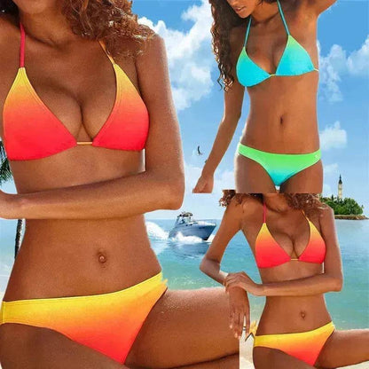 Swimsuit Women's Gradient Series Split Swimsuit Bikini