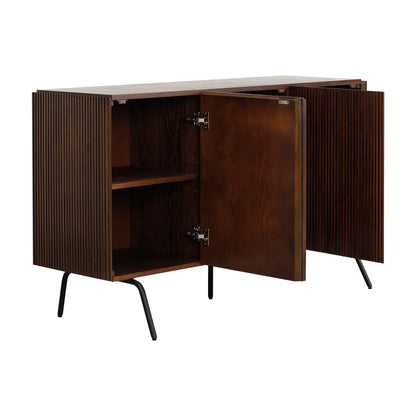 VEIL Sideboard 3 Doors DARK WALNUT