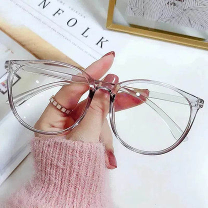 Large-frame Unisex Anti-blue Glasses For Men And Women With The Same Type Of Myopia Finished