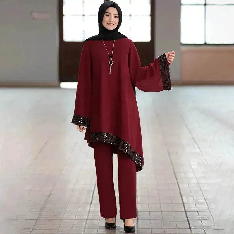 Co ord set  for Arabwomen Two piece outfit for Arabwomen Hijab Suit for Women