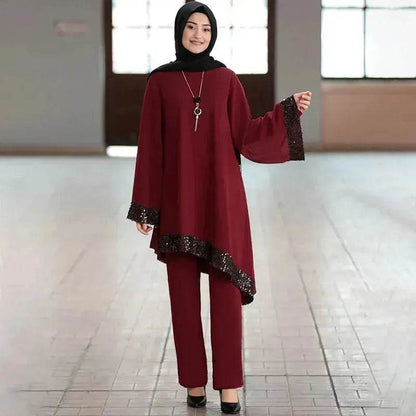 Co ord set  for Arabwomen Two piece outfit for Arabwomen Hijab Suit for Women