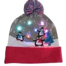 Bonnet de Noël lumineux à LED