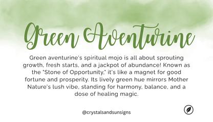 Green Aventurine Gemstone Bracelet - The Stone of Luck