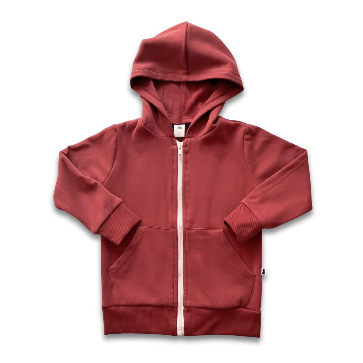 Kids' Bamboo Fleece Zip-Up Hoodie | Black