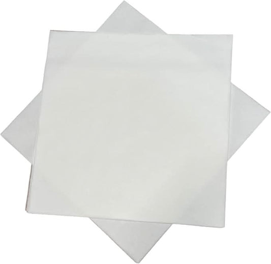 Feuilles de papier parchemin blanc prédécoupées 30,5 x 30,5 cm (emballage de détail)