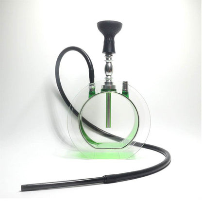 Acrylic round pot hookah set