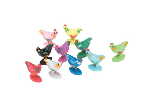 10PC/BAG DOMINO CHICKEN MARKERS (2ND PRICE @ 50 UNITS)