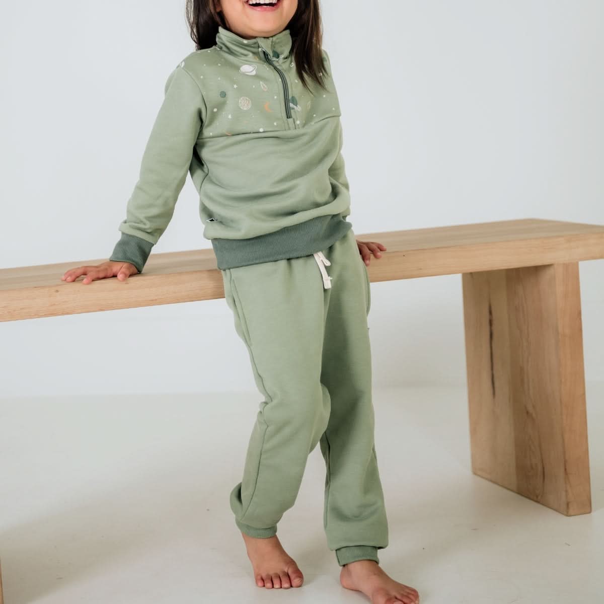Baby/Kids' Bamboo Fleece Joggers | Navy