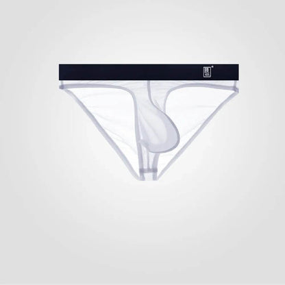 Underwear Men's Briefs Transparent Ice Silk Sexy Full Transparent Trendy Men's Personality Narrow Crotch Low Waist New