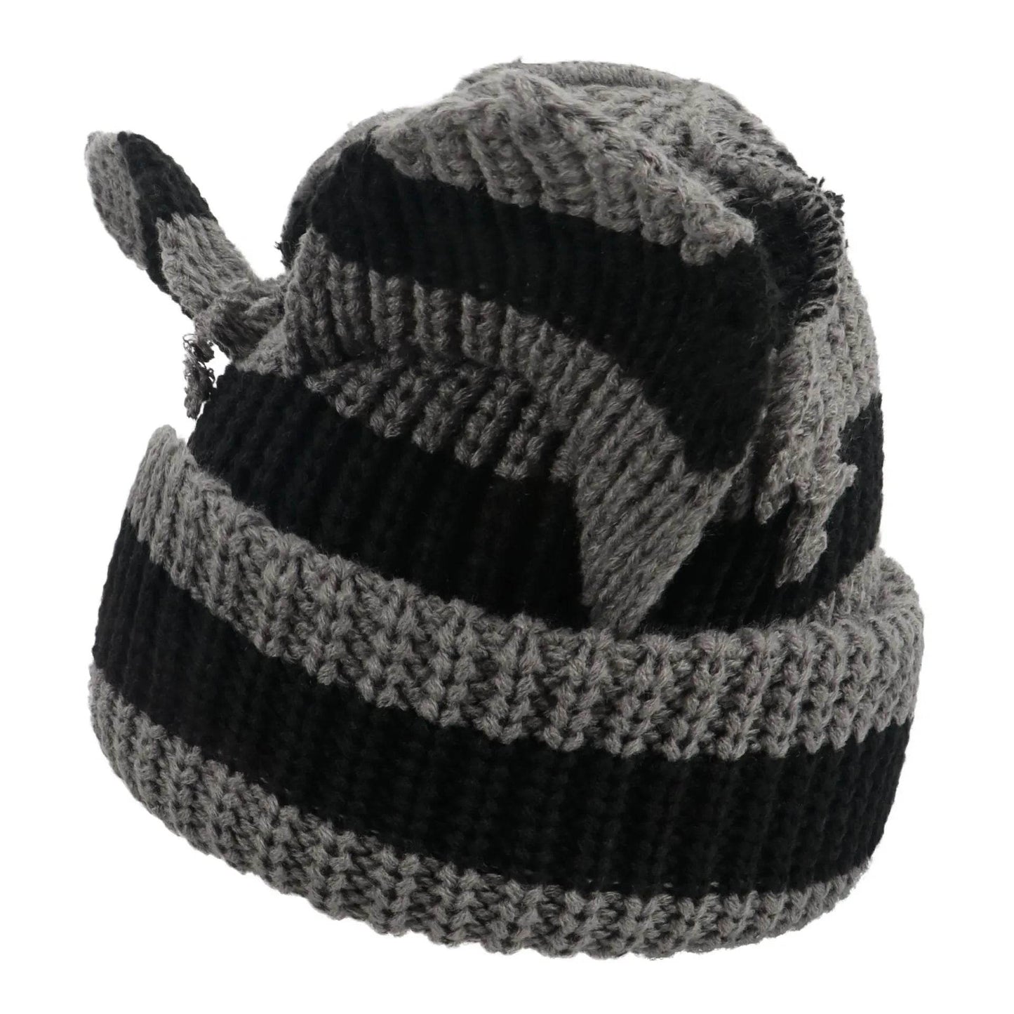 Devil Ears Thickened All Acrylic Knitted Beanie Hat