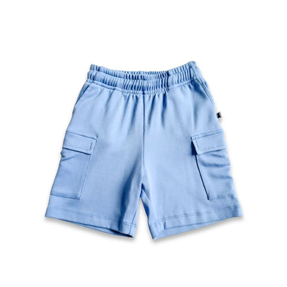 Kids' Bamboo Cargo Shorts | Tidal Blue