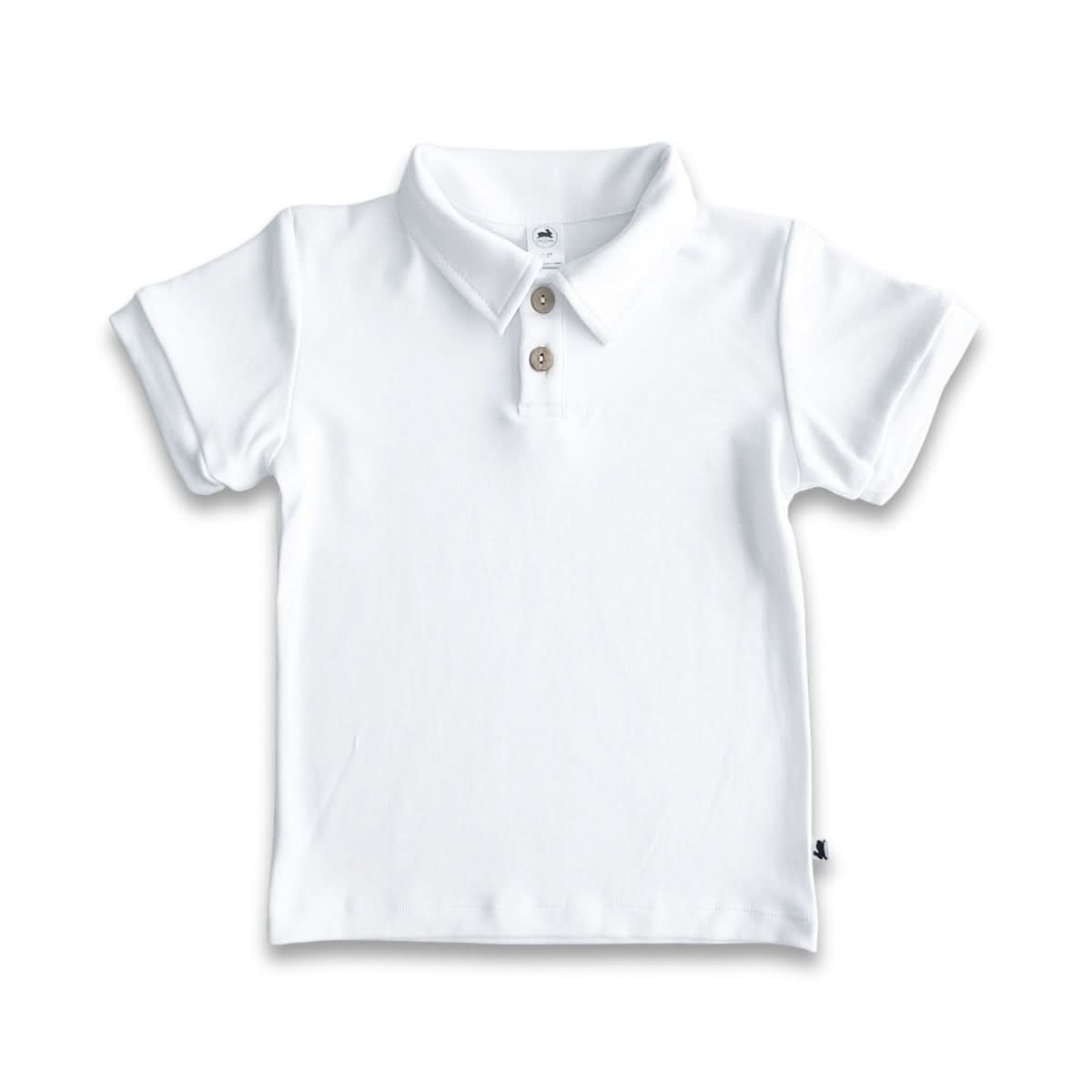 Kids' Bamboo Polo Shirt | White