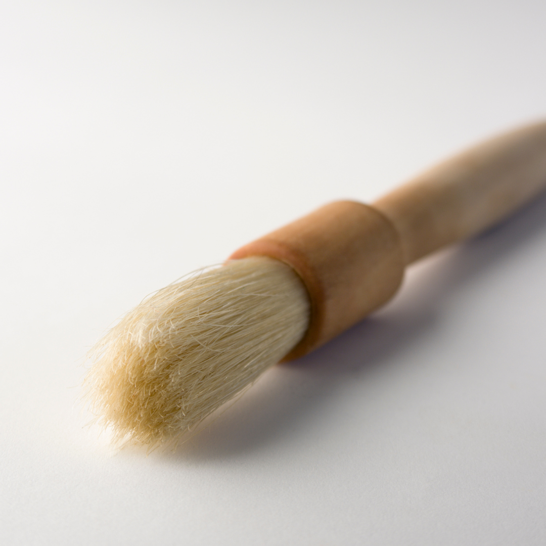Round Cooking Brush in Beechwood