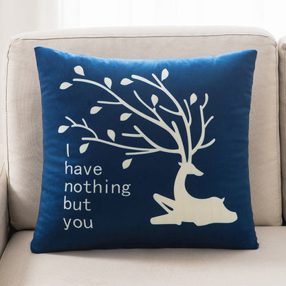 Cute Decorative Throw Pillow – Soft Plush Sofa Cushion for Living Room, Bedroom & Bedside