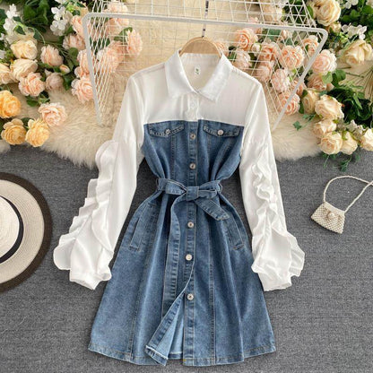 New Fashion Retro denim dress