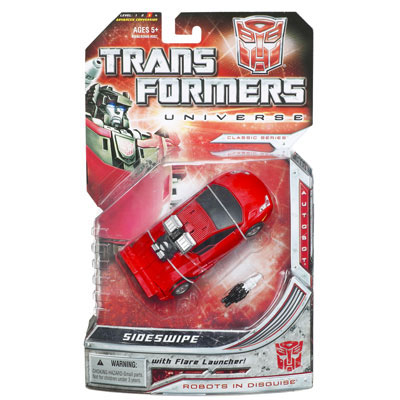 Transformers Universe Série Classique Classe Deluxe 25ème Anniversaire Autobot Sideswipe