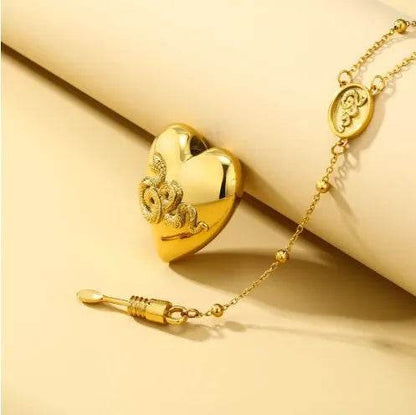 Collier détachable en or 18 carats avec motif serpent, chaîne de clavicule tendance, bijou commémoratif pour la Saint-Valentin