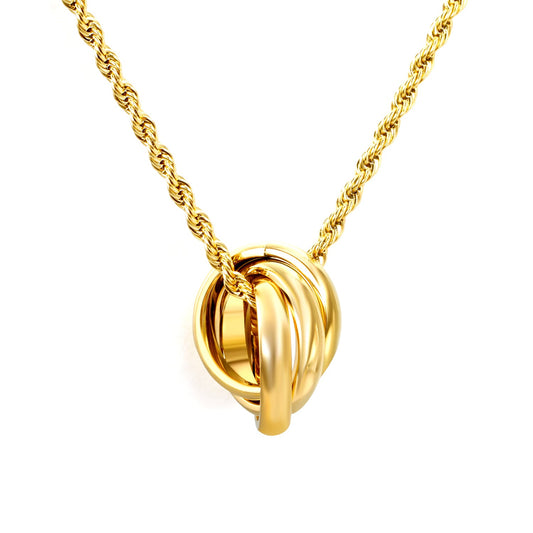 Twist & Shine Pendant Necklace