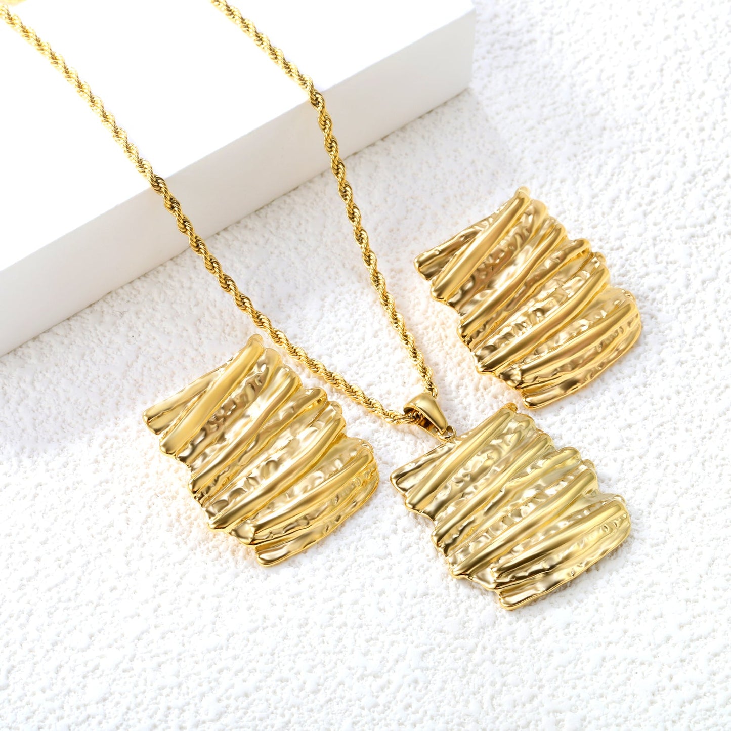 Parure de bijoux Éclat d'écorce
