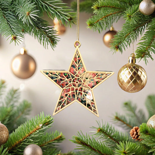 CrafTreat 3D Shaker Chipboard - Star