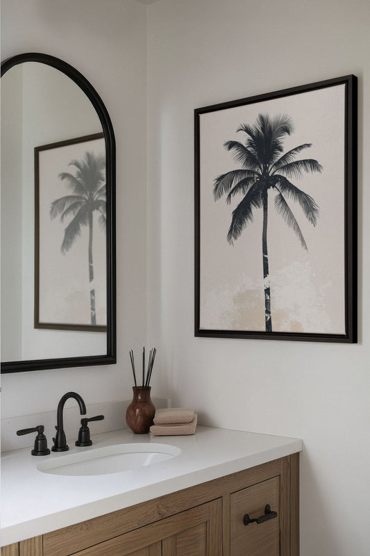 PALM BLISS, Œuvre sur toile tendue
