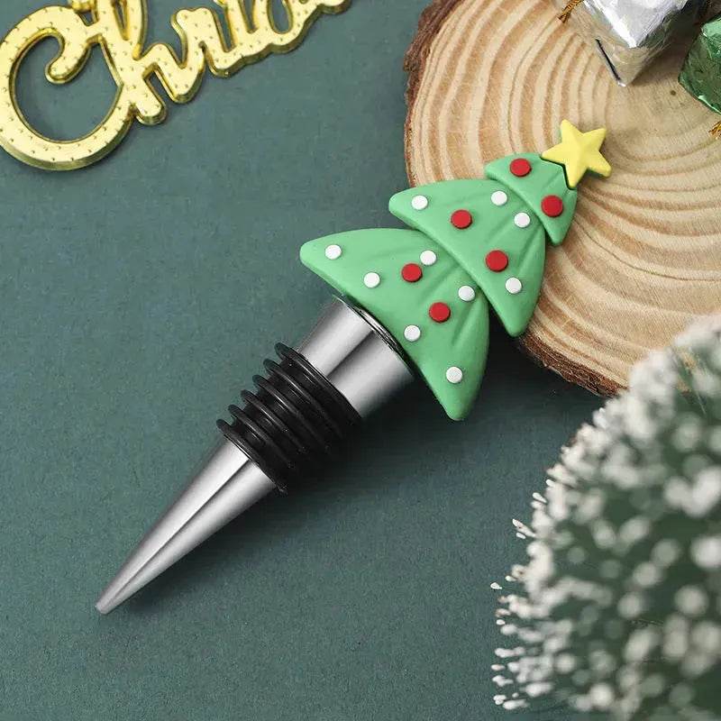 Christmas Holiday Wine Bottle stopper Gift Idea 2024