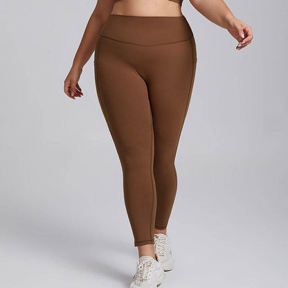 Plus Size Women Sports Workout Gym - Sleeveless Crop and Pant