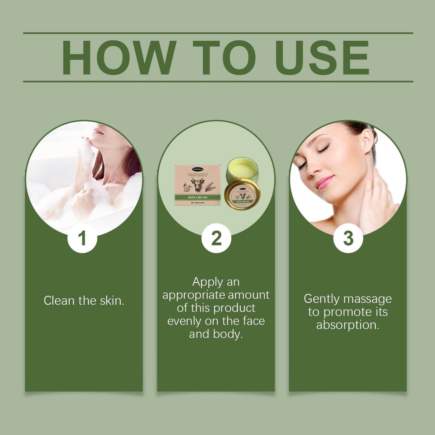 Tallow Cow Fat Natural Organic Skincare Cream