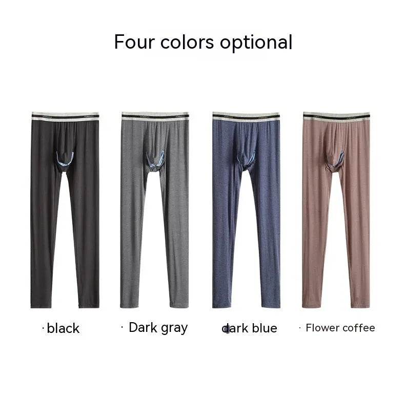 Rhinoceros Horn Big Bag Autumn Long John Pouch panties men's underwear