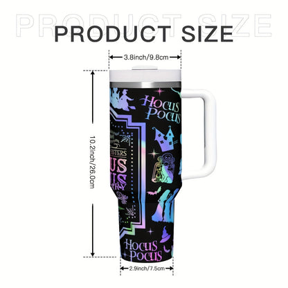 Disney Villains 40Oz Stainless Steel Tumbler With Lid & Straw - Insulated, Leakproof, Reusable Drinkware For Hot And Cold Beverages - Perfect Holiday Gift