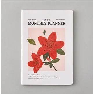Date Type Monthly Planner Calendar