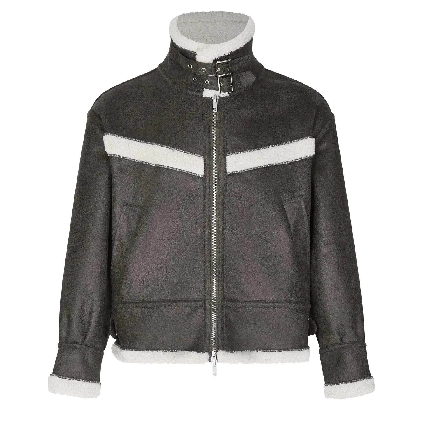 Veste-manteau en coton à boucle tout-en-un pour homme