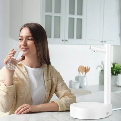 Smart Desktop Table Water Dispenser Pump Water Discharge Adjustable Portable Detachable USB Charging