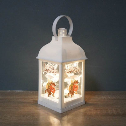 Wind Lantern Plastic Decoration For Eid Mubarak Ornament