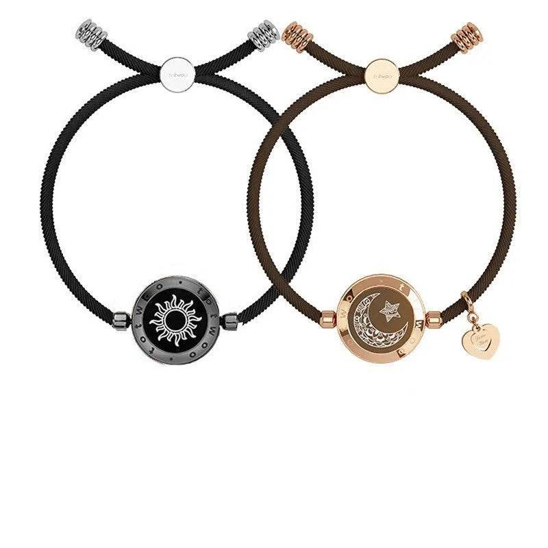 Lovers Sun & Moon Smart Sensing Couple Bracelet