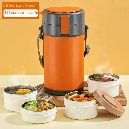 304 Stainless Steel Large Capacity Vacuum Thermal Insulated Lunch Box