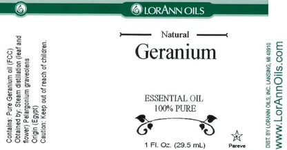 Geranium Oil Flavoring - Aromatherapy - 1 oz., 16 oz. - Ships Free Within Canada on Orders Above CAD $199
