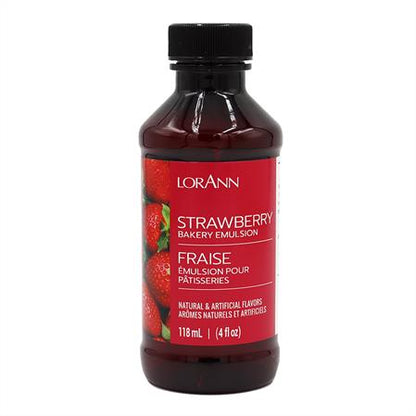 Strawberry Bakery Emulsion - 4 oz. - 16 oz. - 1 Gallon - 5 Gallons - Bakery Emulsions Canada - Ships Free Within Canada on Orders Above CAD $199
