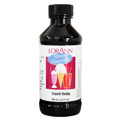 Arôme Vanille Française – 4 oz. – 32 oz. – Arômes pour crème glacée et boissons – LorAnn Oils – Distribution canadienne – Livraison gratuite au Canada pour les commandes de plus de 199 CAD