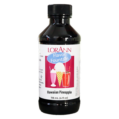 Saveur Ananas Hawaïen - 4 oz. - 32 oz. - Arômes pour Glaces et Boissons - Huiles LorAnn - Distribution Canadienne - Livraison Gratuite au Canada pour les Commandes de Plus de 199 CAD