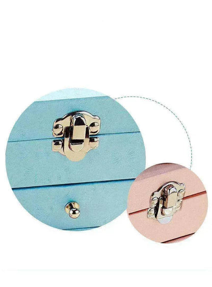 3 Layers Leather Luxury Jewelry Boxes