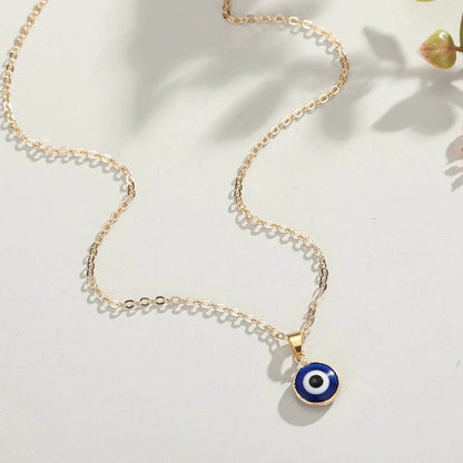 Blue eye pendant Alloy necklace chain Fashion Accessories