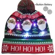 Bonnet de Noël lumineux à LED