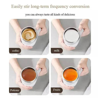 304 Food Grade Stainless Steel Rechargeable Automatic  Model  High Value Stirring Cup