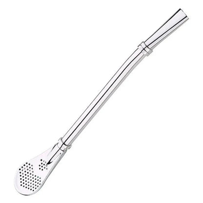 304 Stainless Steel Residue Filter Straws Spoon