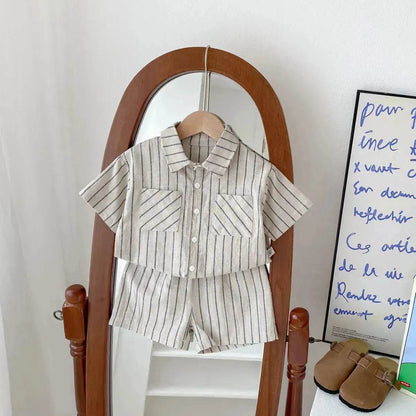 Infant Casual Short Sleeve Suit Two piece for Baby boy
