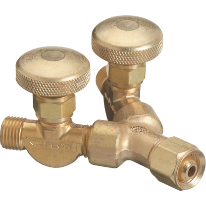 Valved Y Connections, Brass, Brass