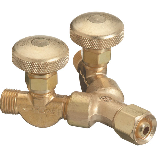 Valved Y Connections, Brass, Brass
